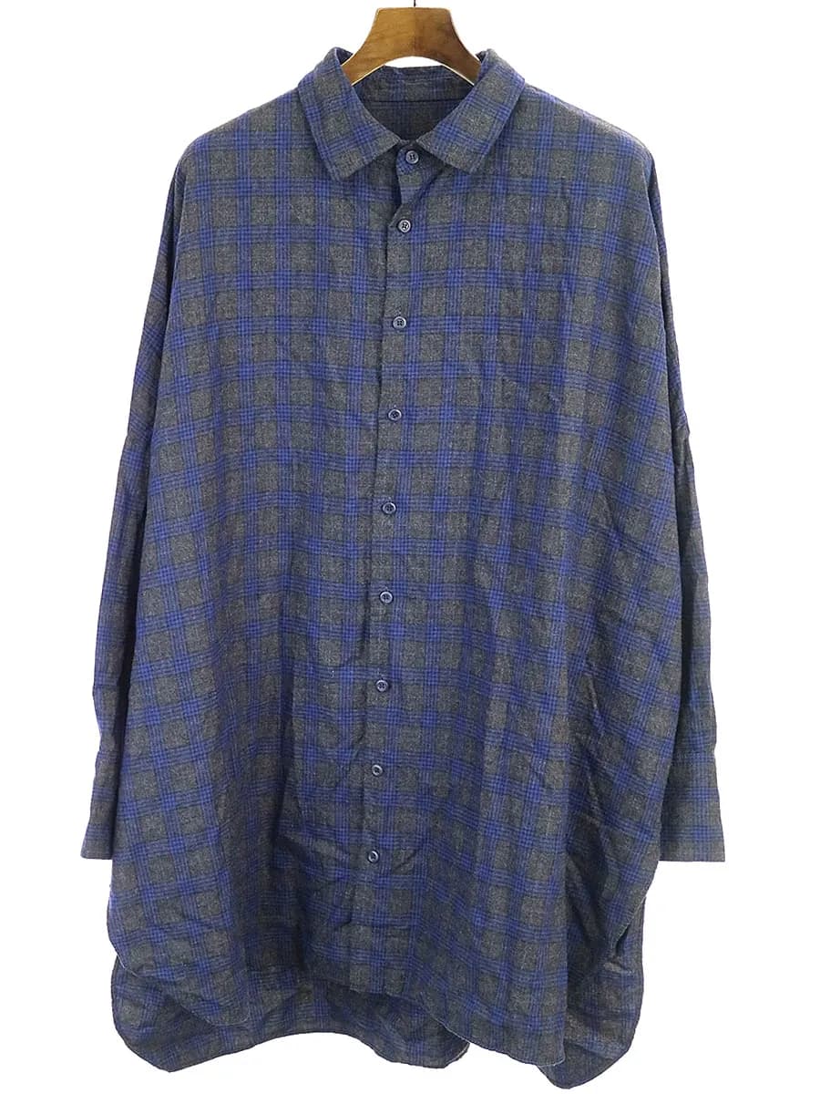 CASEY CASEY ケイシー ケイシー Check l chemise odem オーバーサイズチェックシャツ