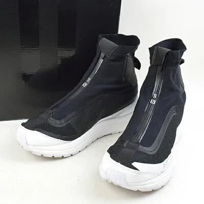 SALOMON 11 by Boris Bidjan Saberi×SALOMON bamba2 フロントジップハイカットスニーカー