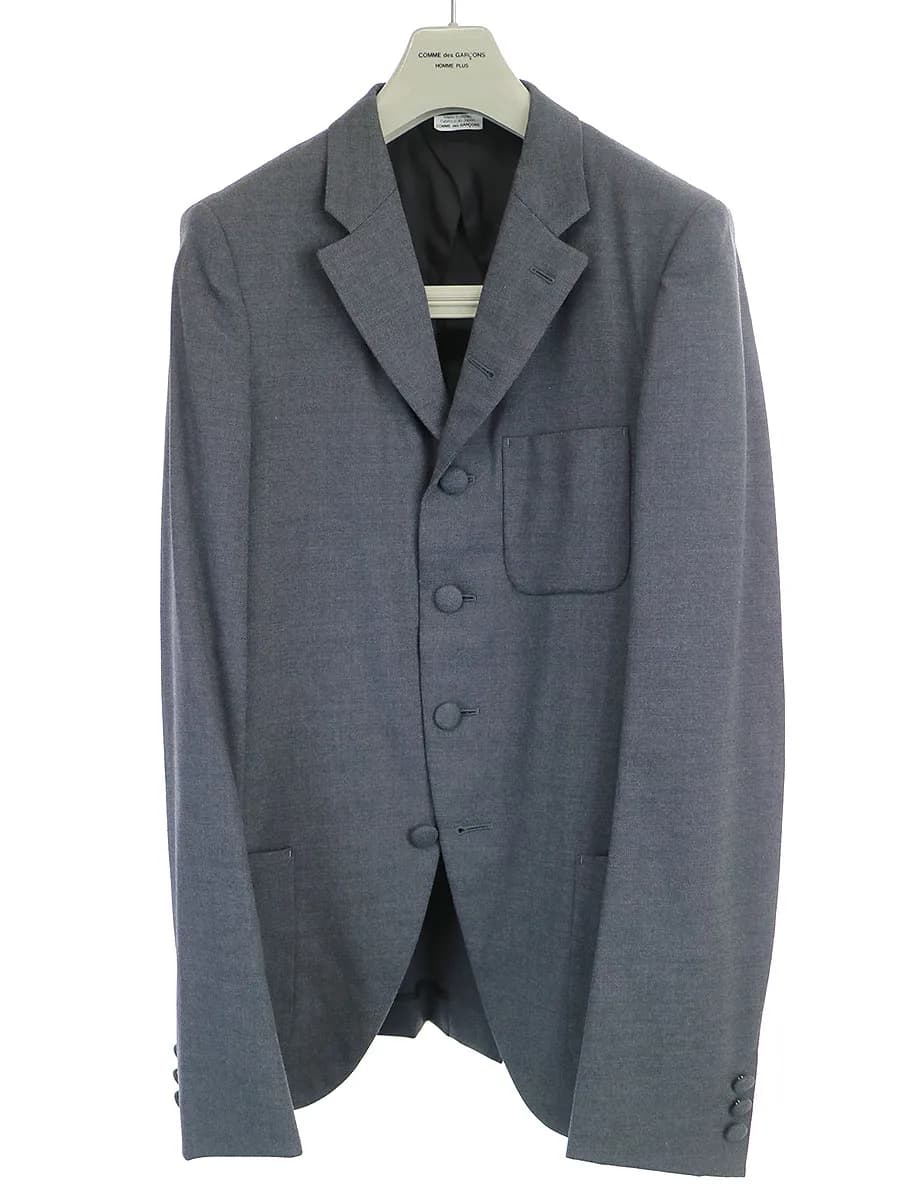 COMME des GARCONS コムデギャルソン オム プリュス 07AW ウールストレッチ4Bセットアップ
