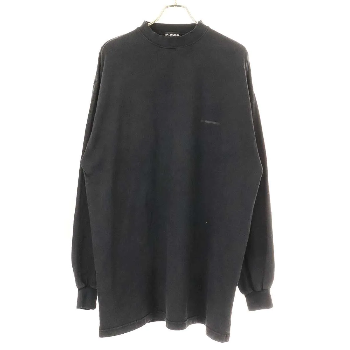 BALENCIAGA バレンシアガ 22AW テーピングロゴロングスリーブTシャツ