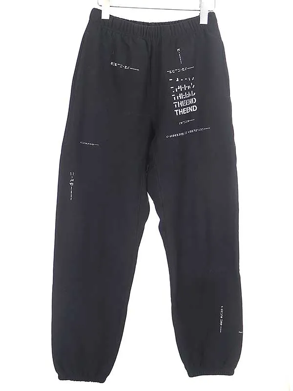 TAKAHIROMIYASHITA The SoloIst. タカヒロミヤシタ ザ ソロイスト 21AW geometric morse code jogger pant スウェットイージーパンツ