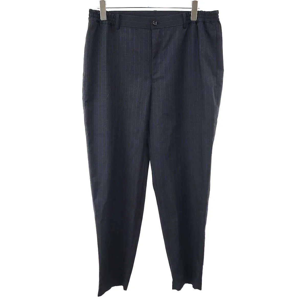 COMME des GARCONS コムデギャルソンオムドゥ 26SS ストライプウールイージースラックスパンツ
