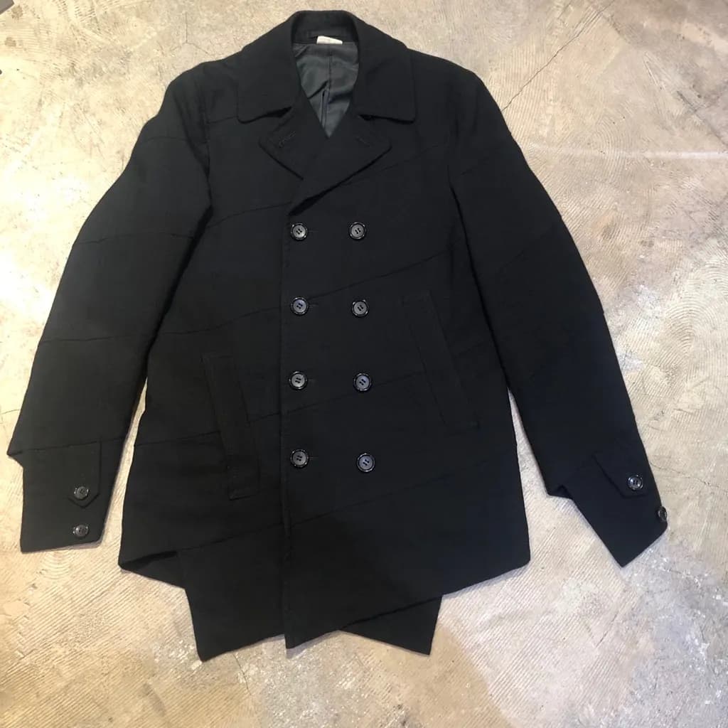 COMME des GARCONS COMME des GARCONS HOMME PLUS 15AW 螺旋捻れウールロングジャケット