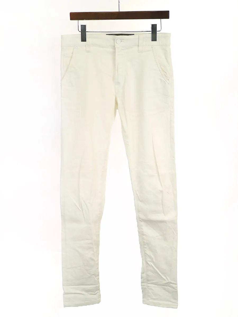 DOLCE&GABBANA ドルチェ&ガッバーナ DENIM 18STRETCH ストレッチホワイトデニムパンツ