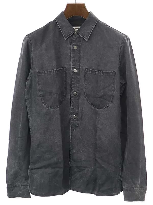 Maison Margiela メゾンマルタンマルジェラ10 10AW USED加工リヨセルシャツ