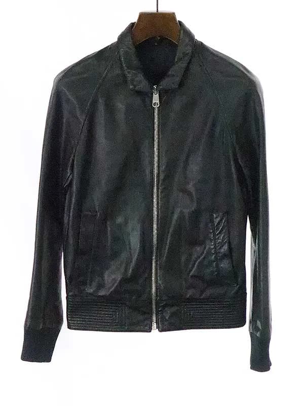 Dior HOMME ディオールオム 08SS ジップアップリブレザージャケット