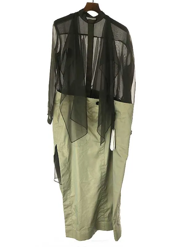 sacai サカイ 20AW シアードッキングデザインワンピース