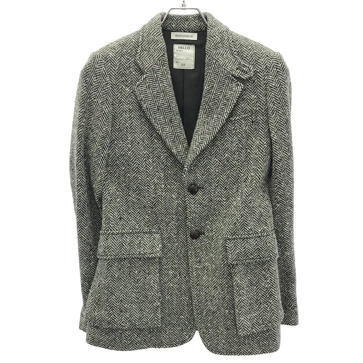 MADISON BLUE マディソンブルー 18AW HERRINGBONE HUNTING JKT ヘリンボーンハンティングジャケット MB184-1019