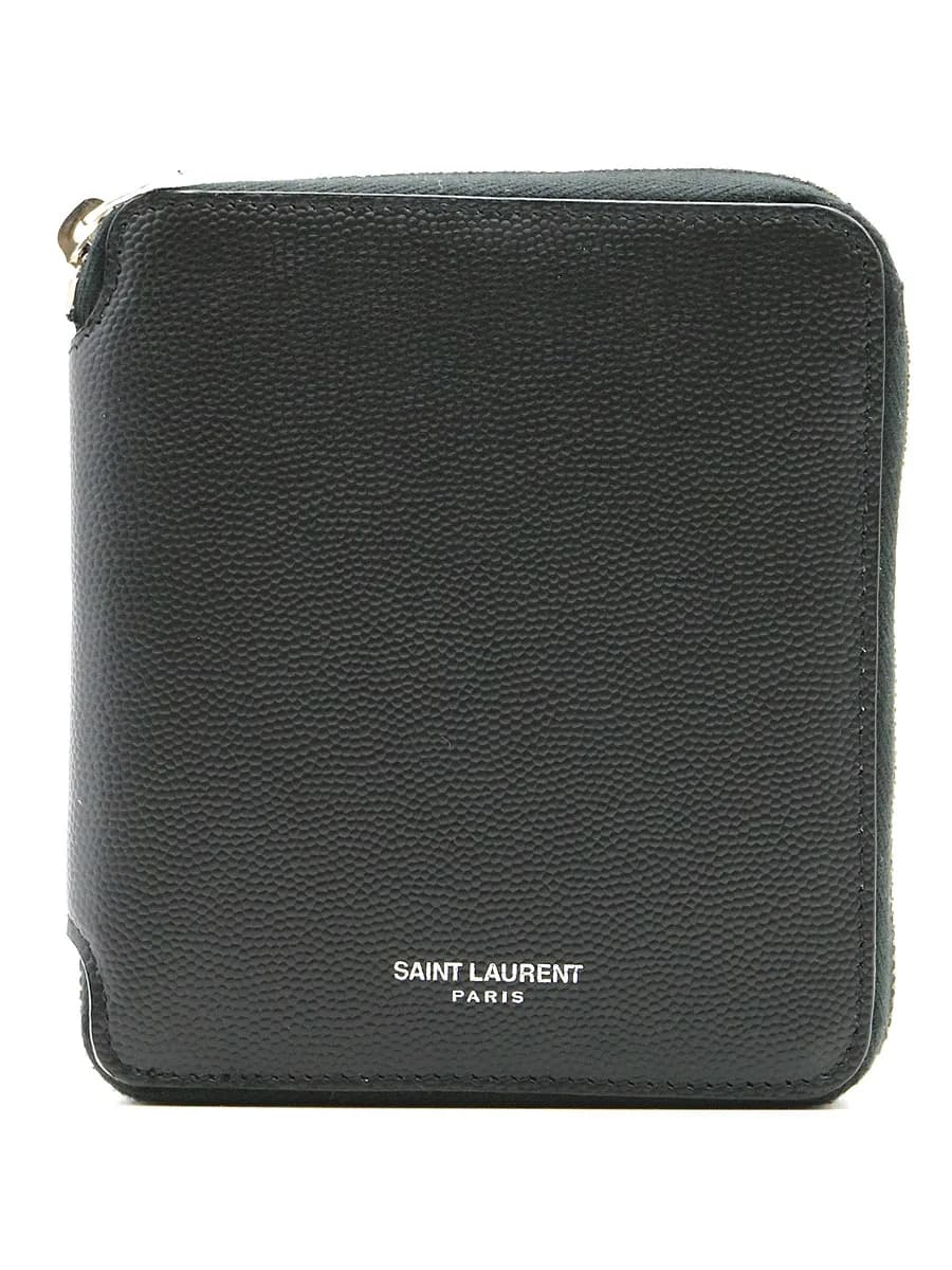 SAINT LAURENT サンローラン パリ 19AW ラウンドジップレザーウォレット