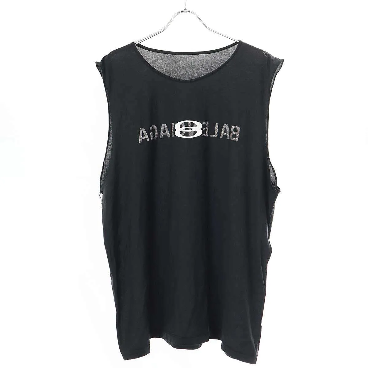 BALENCIAGA バレンシアガ 24SS Inside Out Sleeveless T-Shirt ノースリーブトップス