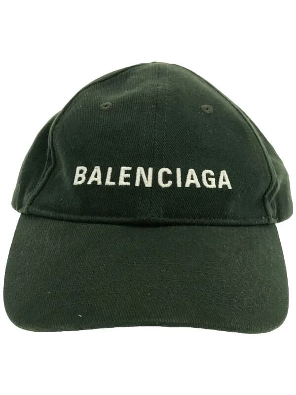 BALENCIAGA バレンシアガ ロゴ刺繍ベースボールキャップ