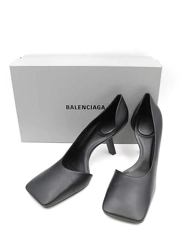 BALENCIAGA バレンシアガ Void 80mm シャイニーソフトカーフ ドルセーパンプス