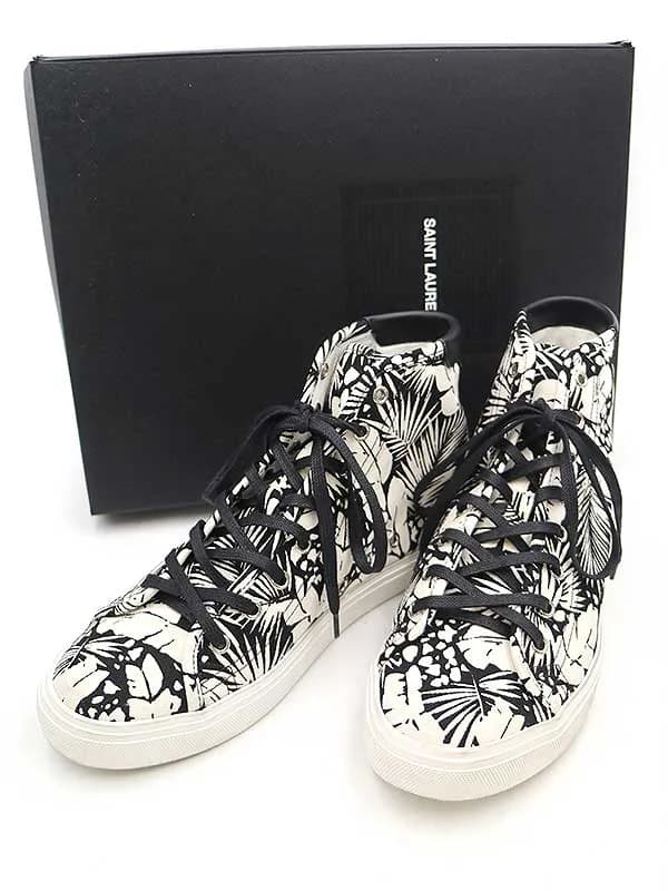 SAINT LAURENT サンローラン パリ MALIBU MID-TOP スニーカー