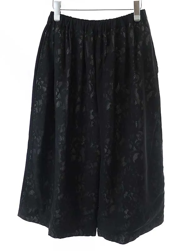 COMME des GARCONS タオ コムデギャルソン 22AW シアーレースワイドパンツ TJ-P004