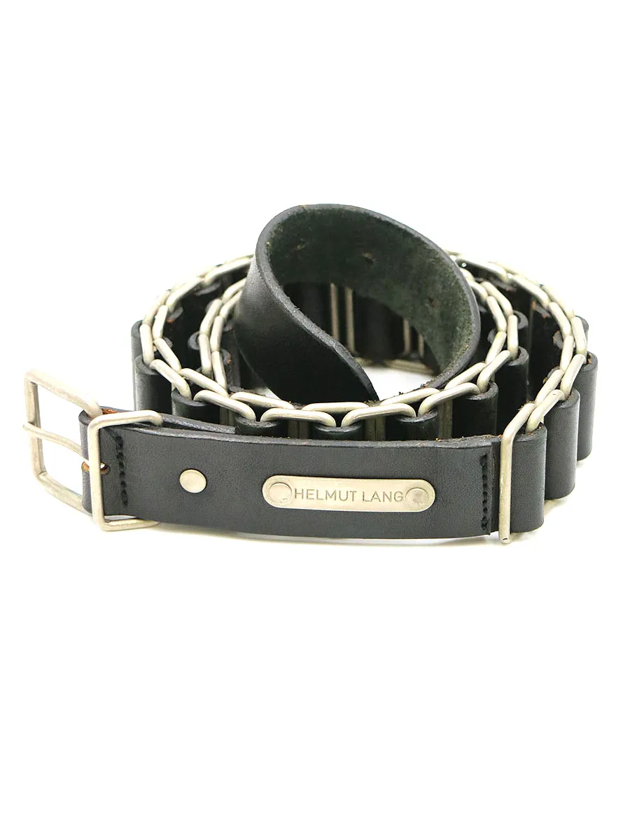 HELMUT LANG ヘルムート ラング 初期 ミリタリーレザーベルト