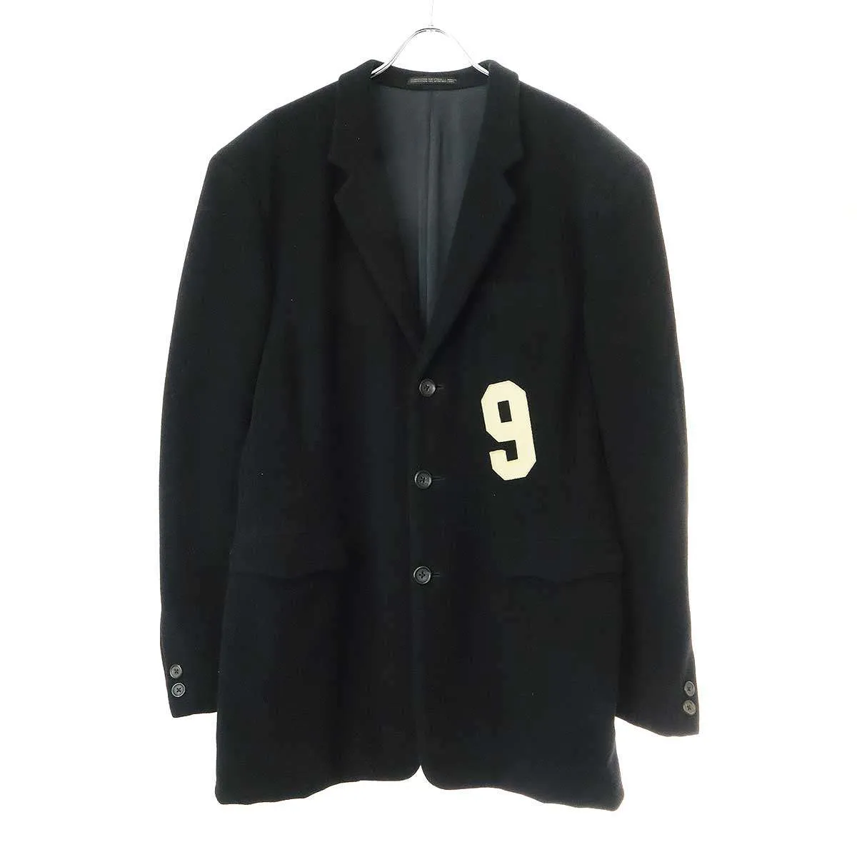 Yohji Yamamoto ヨウジヤマモト プールオム 1987AW オリジナル ゼッケンナンバリングテーラードジャケット