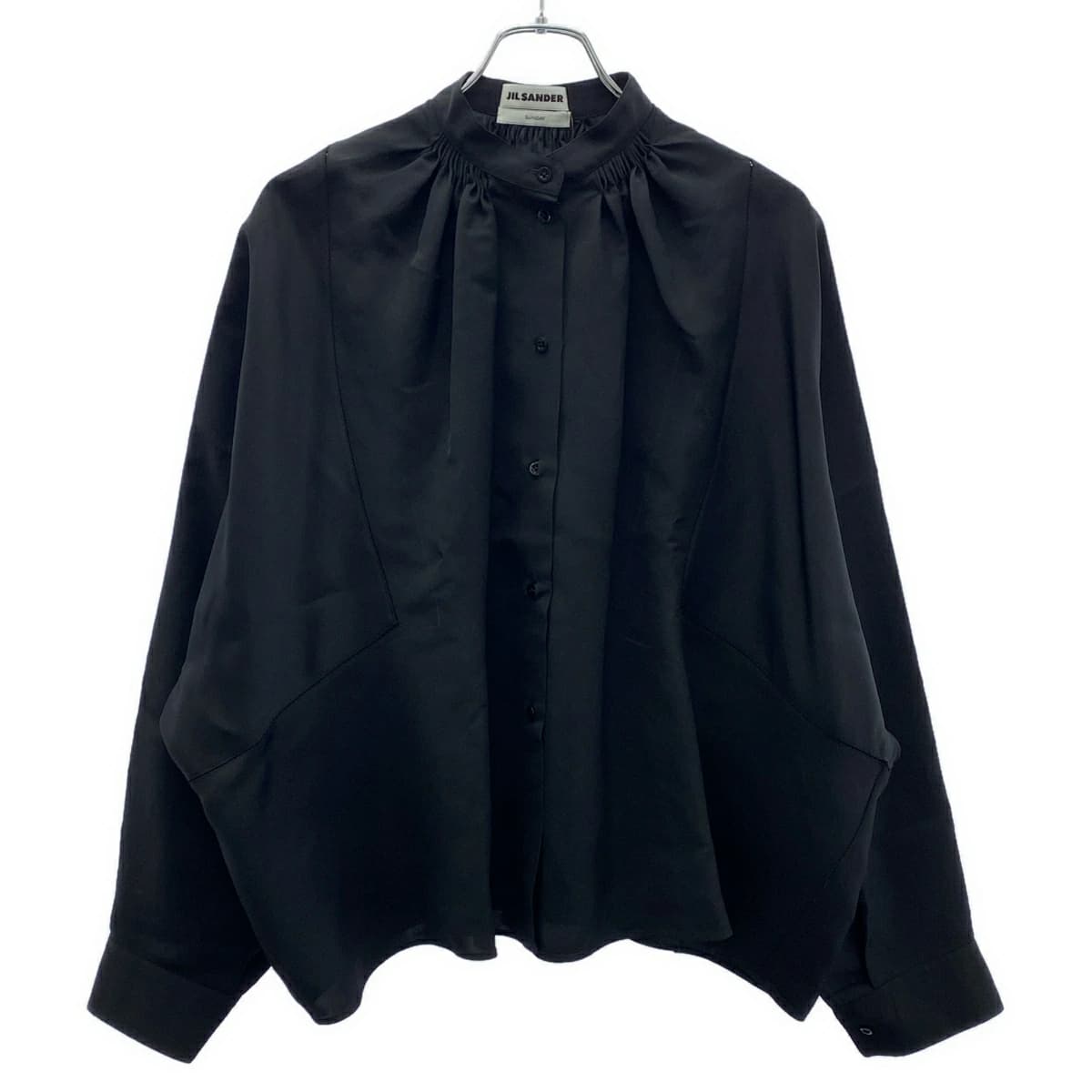 JIL SANDER ジルサンダー レーヨンシルクワイドプルオーバーブラウス JSXU601305