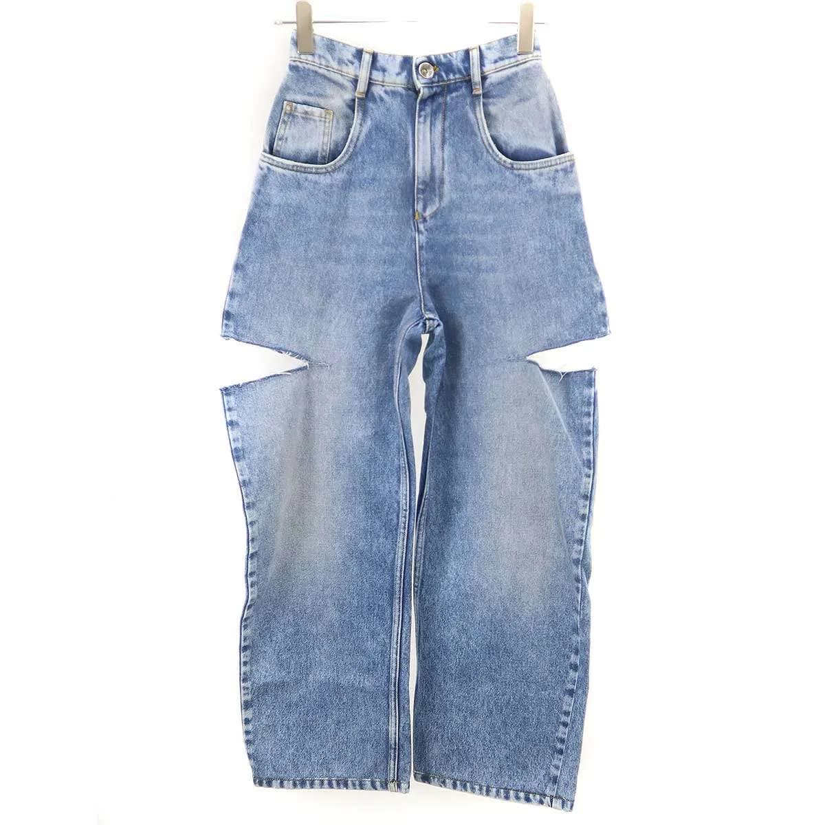 Maison Margiela メゾン マルジェラ 22SS スラッシュディテールデニムデニムパンツ