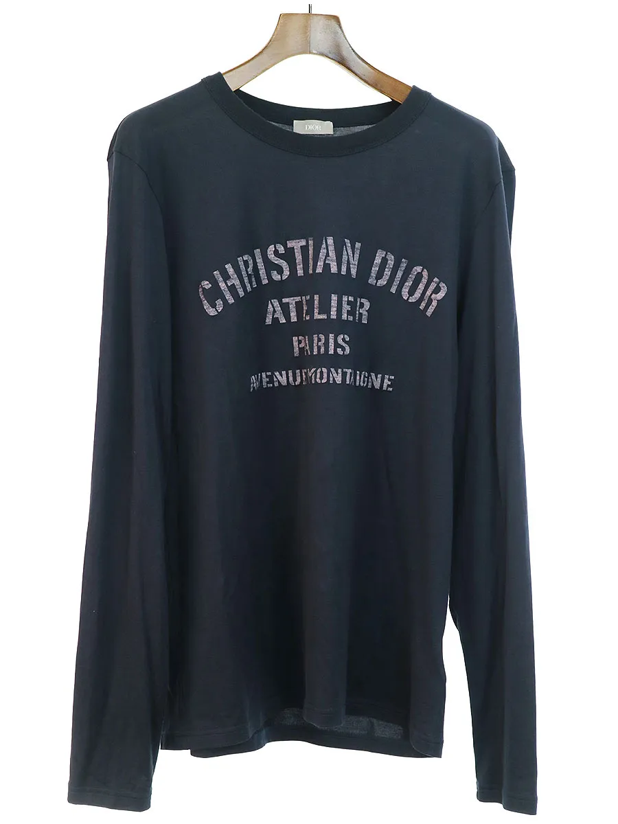 Dior HOMME ディオールオム 20AW ATELIER プリントロングスリーブTシャツ