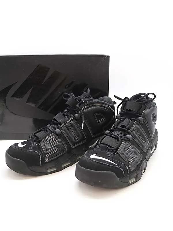 Supreme シュプリーム ナイキ Air More Uptempo black スニーカー