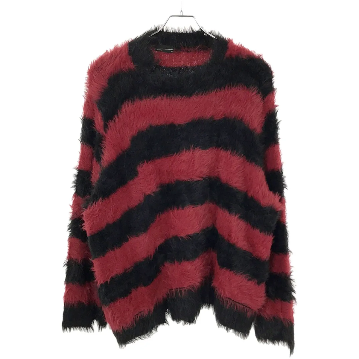 LAD MUSICIAN ラッドミュージシャン 17AW SHAGGY BORDER KNIT PULLOVER シャギーボーダープルオーバーニット