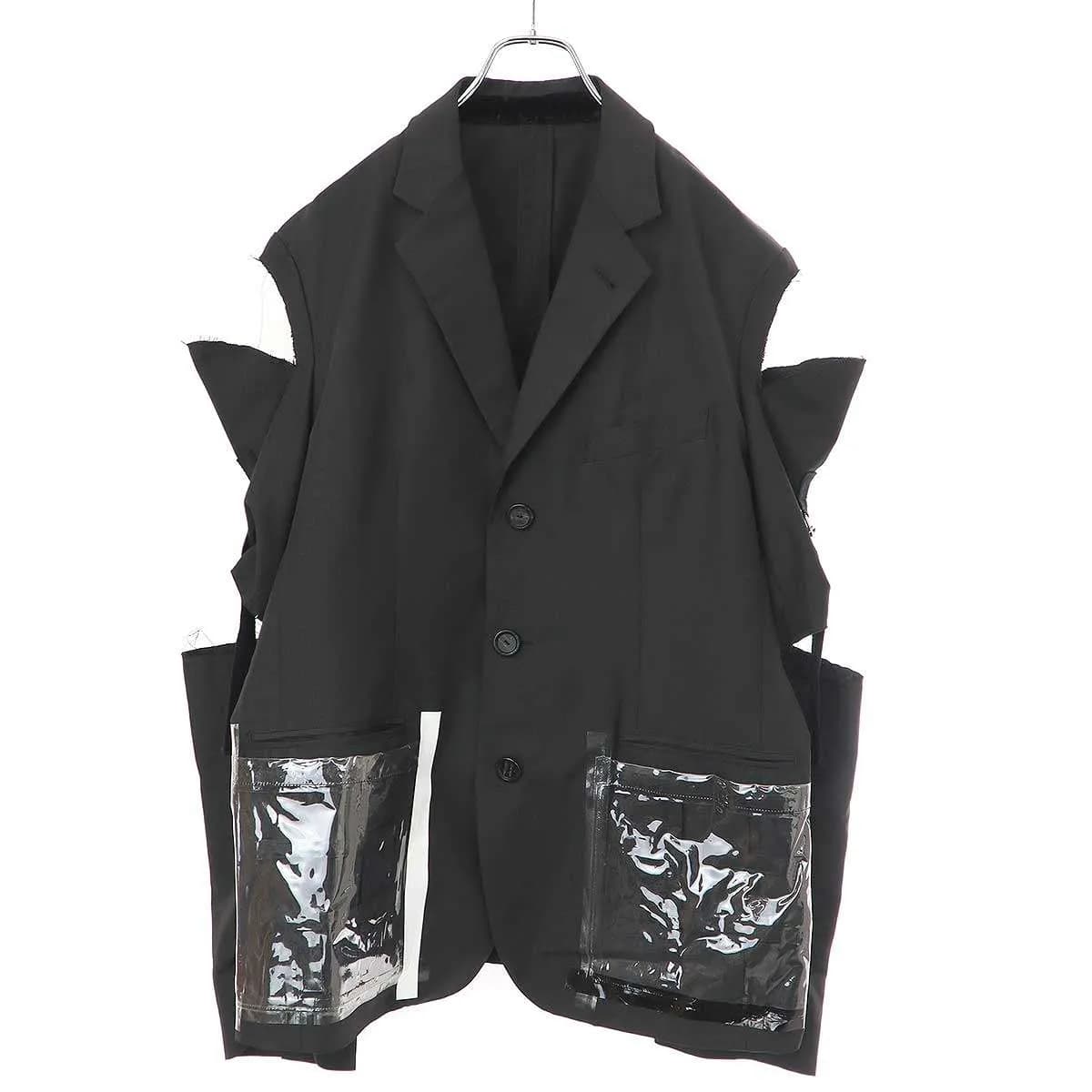 TAKAHIROMIYASHITA The SoloIst. タカヒロミヤシタザソロイスト 22SS three-way notched lapels jacket デザインテーラードジャケット sj.0004SS22