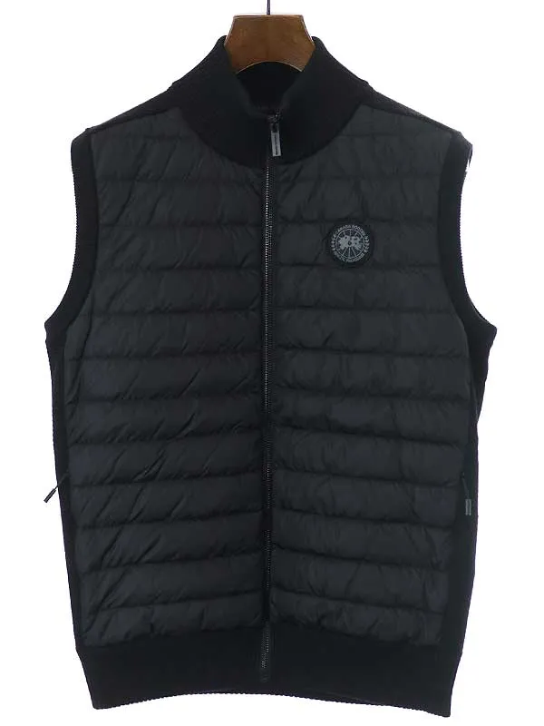 CANADA GOOSE カナダグース BLACK LABEL HyBridge Knit Vest ダウンニットベスト