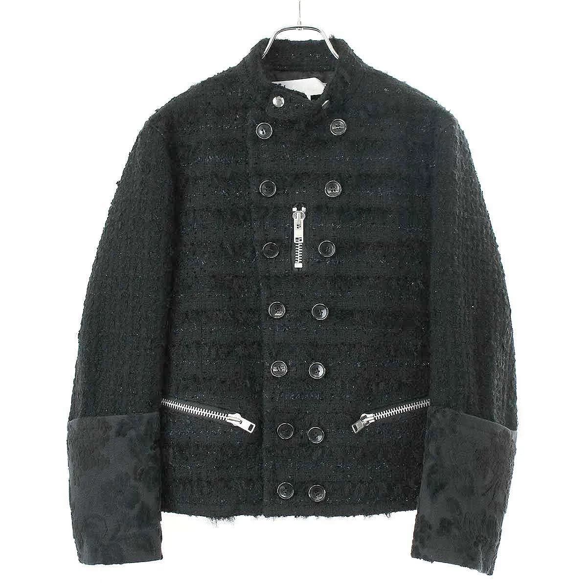 COMME des GARCONS タオ コムデギャルソン 23AW ダブルブレストツイードジャケット TL-J002