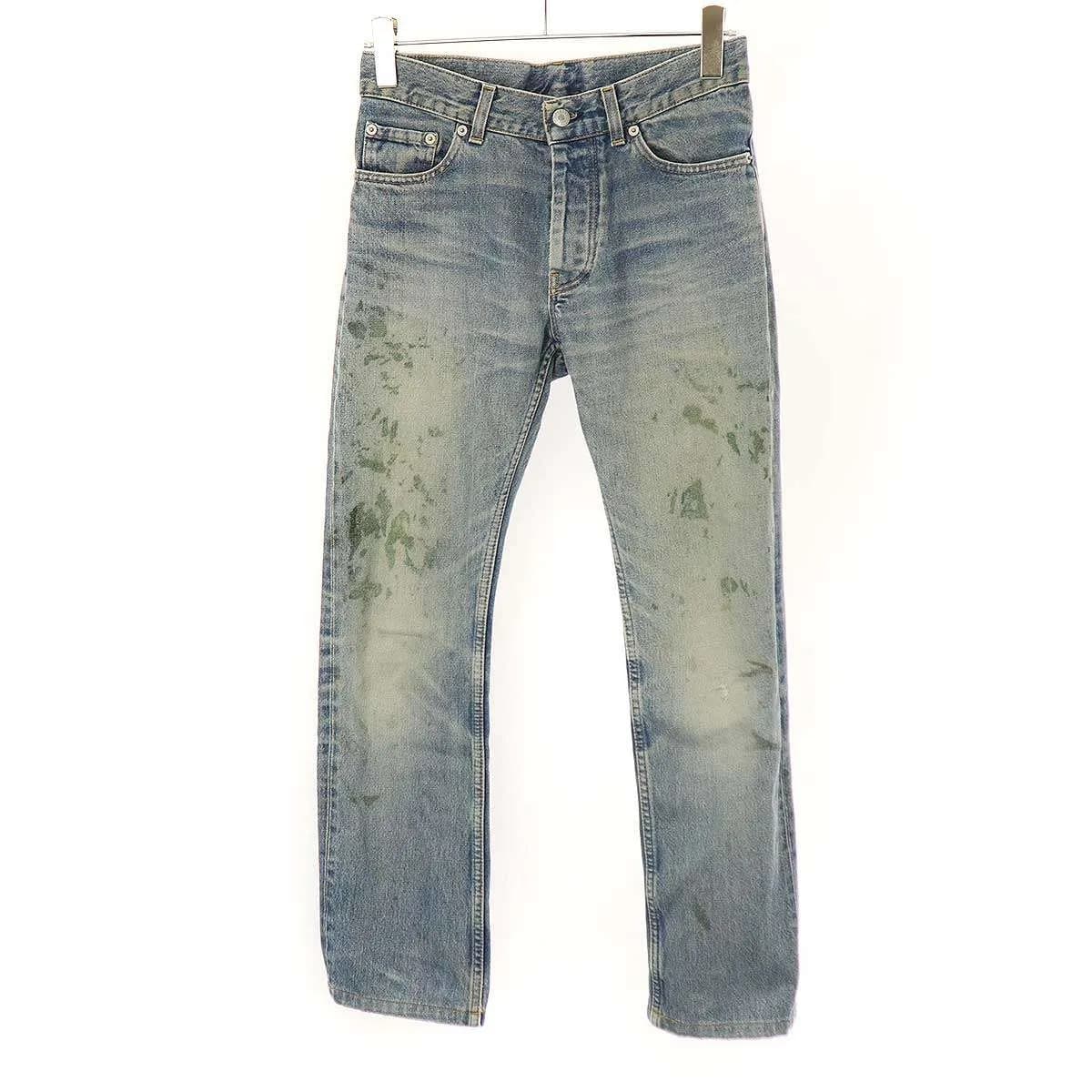 HELMUT LANG ヘルムート ラング 本人期 ペンキ加工デニムパンツ