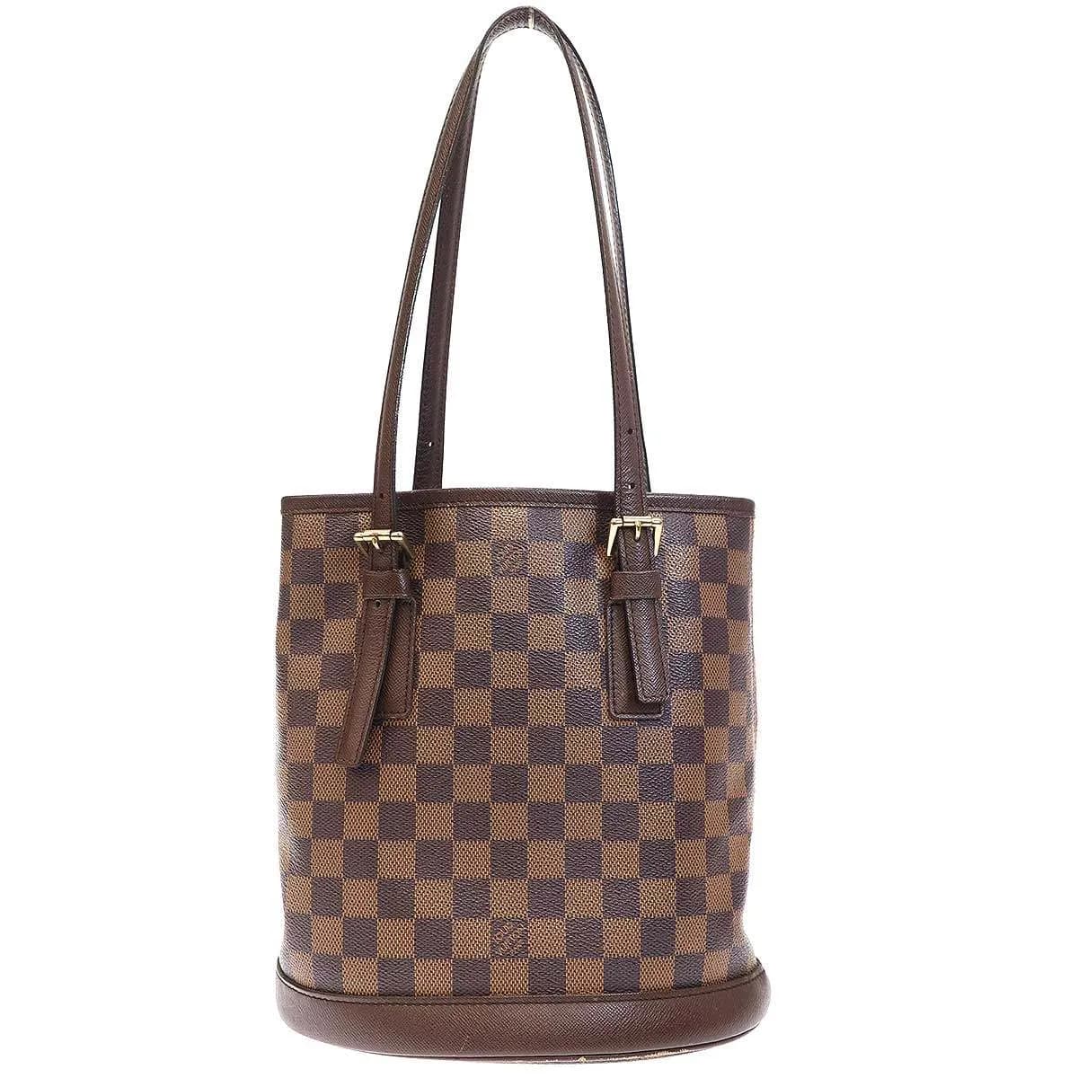 LOUIS VUITTON ルイヴィトン マレ ダミエ エベヌ バケットバッグ M42240 SP0061