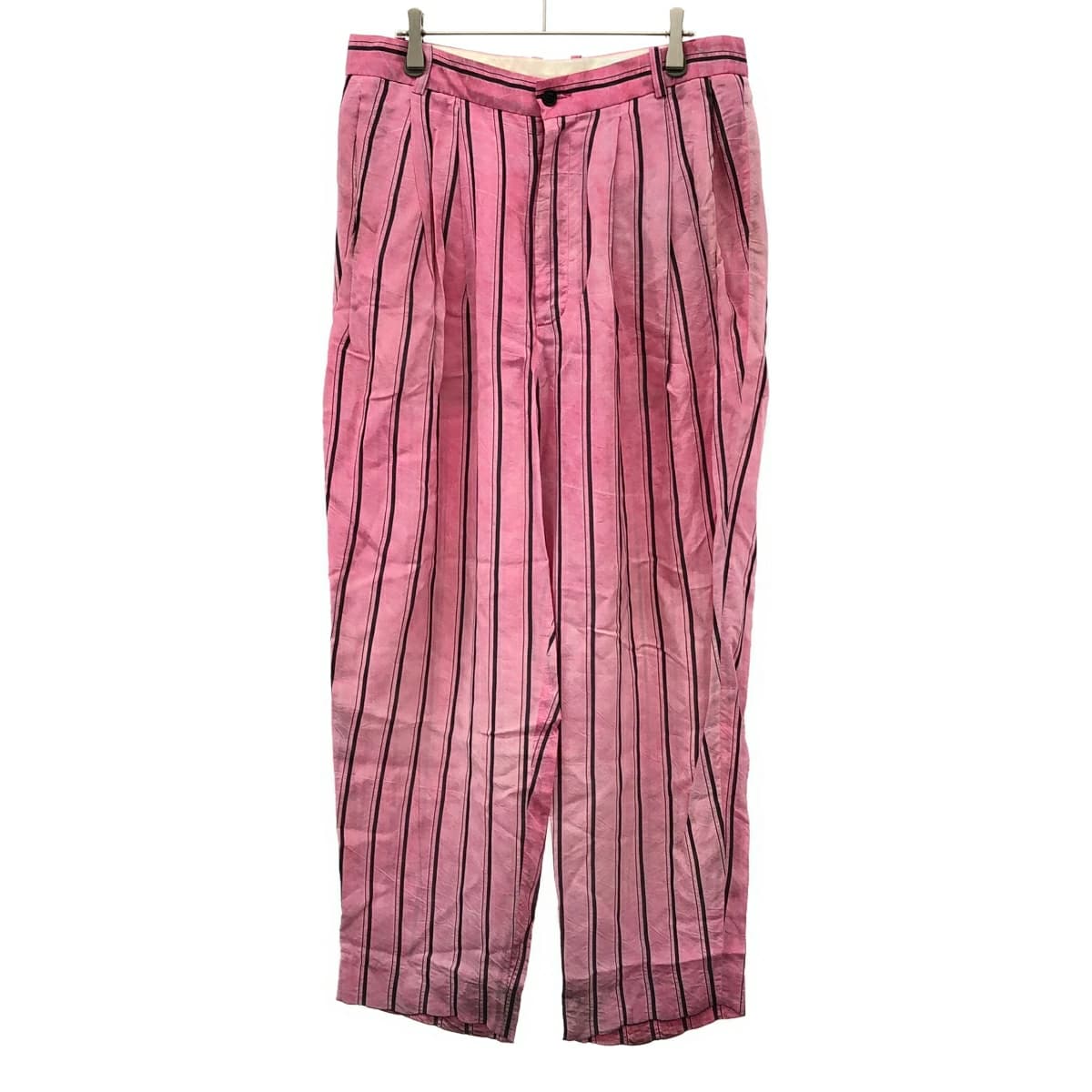 HED MAYNER ヘドメイナー 19SS ストライプパンツ HMP506 PNK