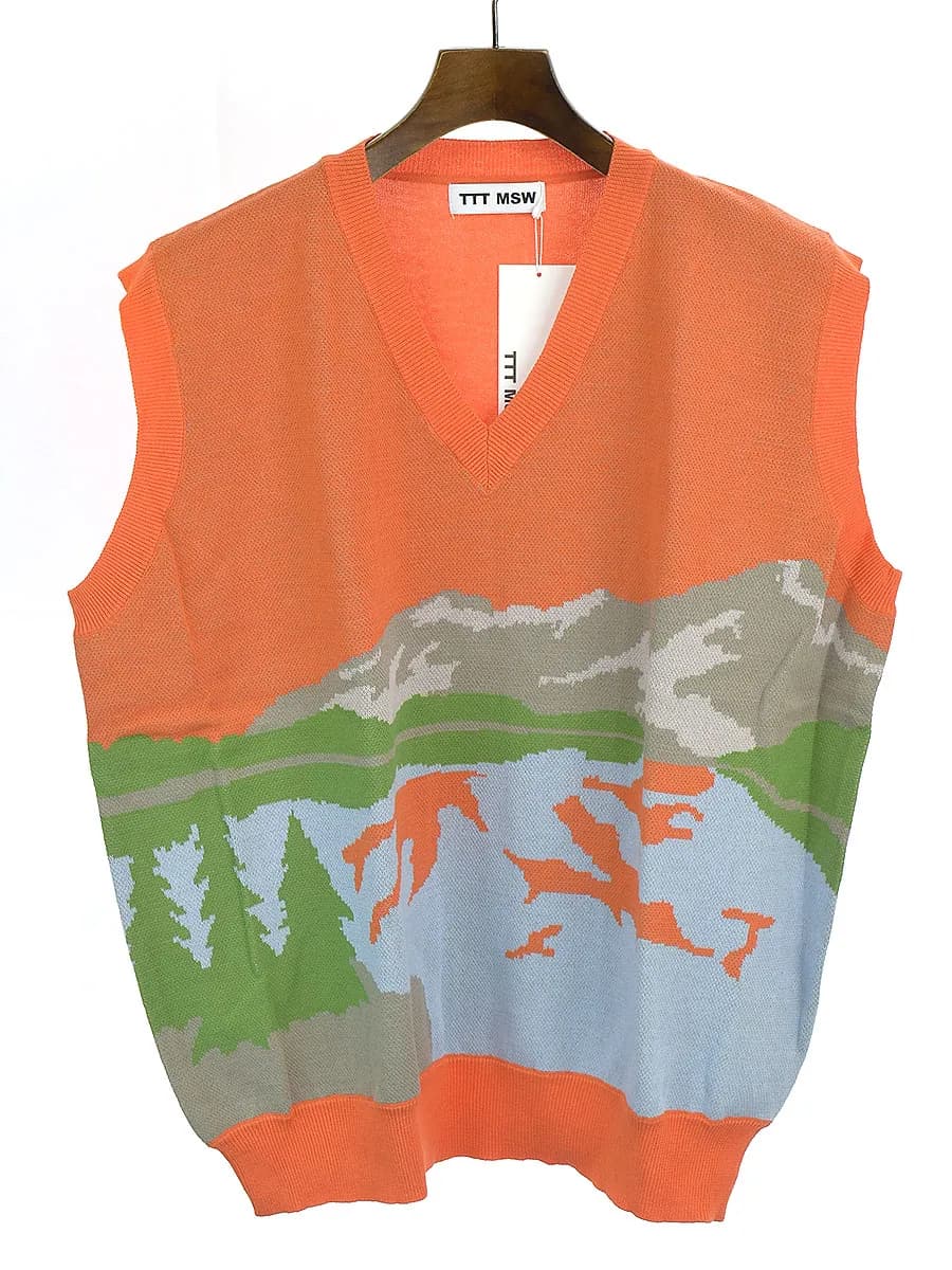 TTT MSW ティー 20SS YOSEMITE KNIT VEST ニットベスト