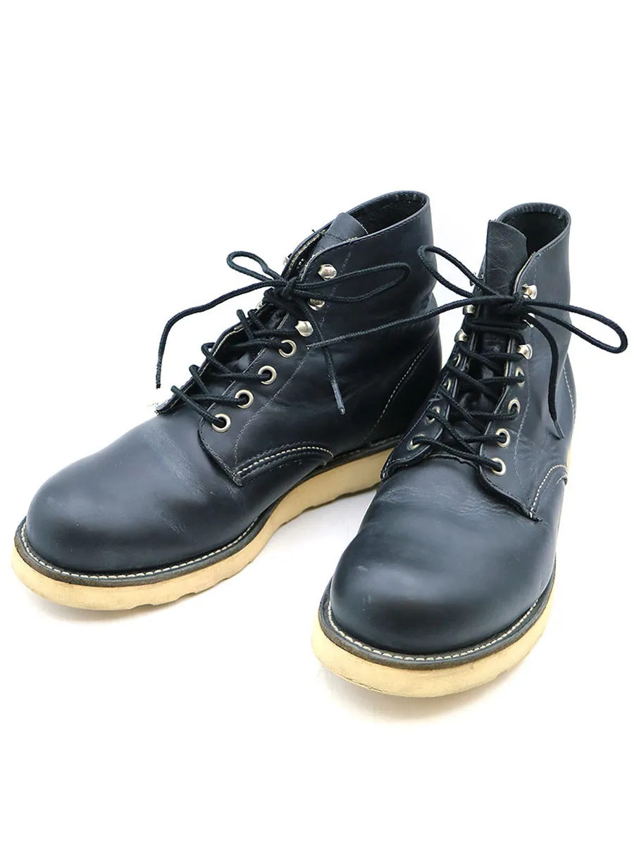 RED WING レッドウィング 8165 四角犬タグ プレーントゥワークブーツブーツ