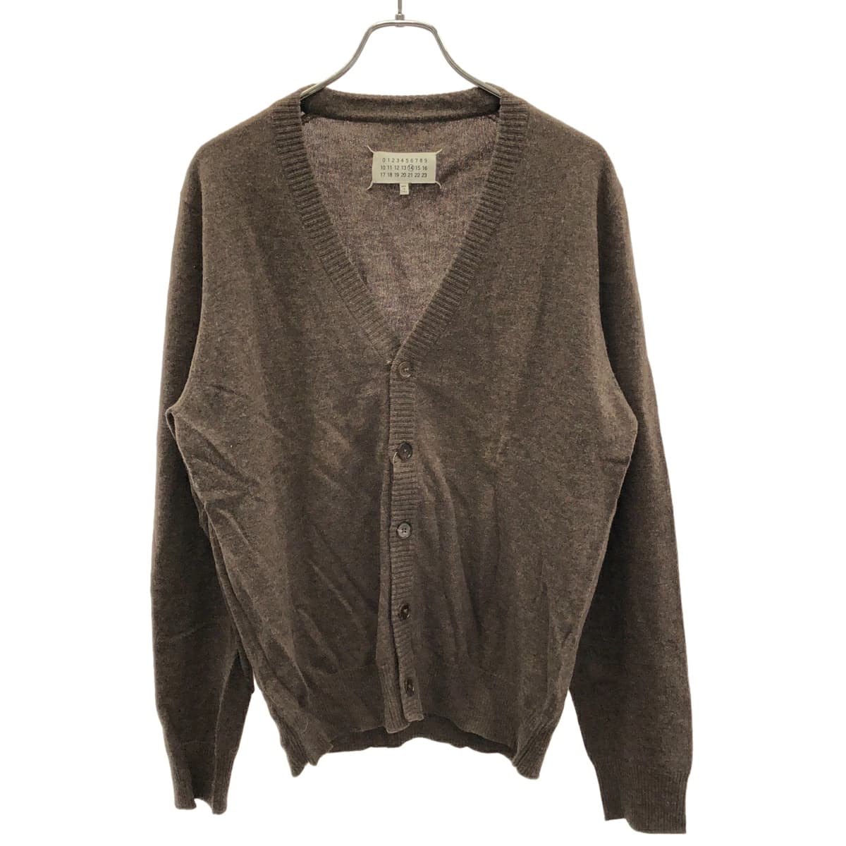 Maison Margiela メゾン マルジェラ 17AW エルボーパッチウールニットカーディガン S30HA0968 S16082