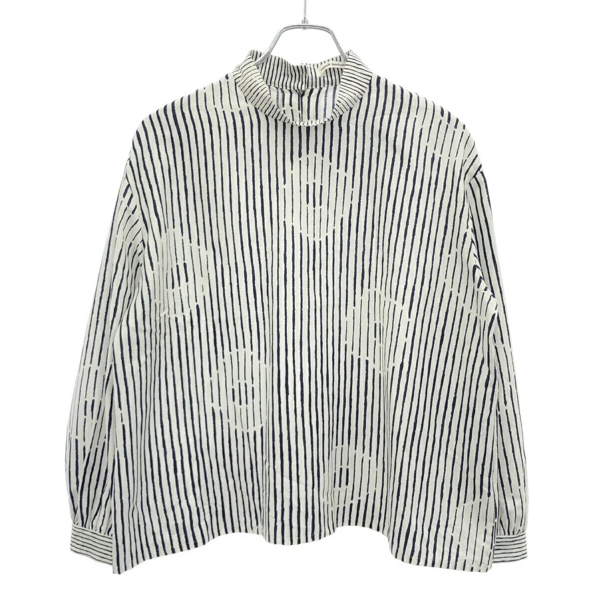 mina perhonen ミナペルホネン 25AW misty flower スタンドカラーブラウス シャツ ada1393