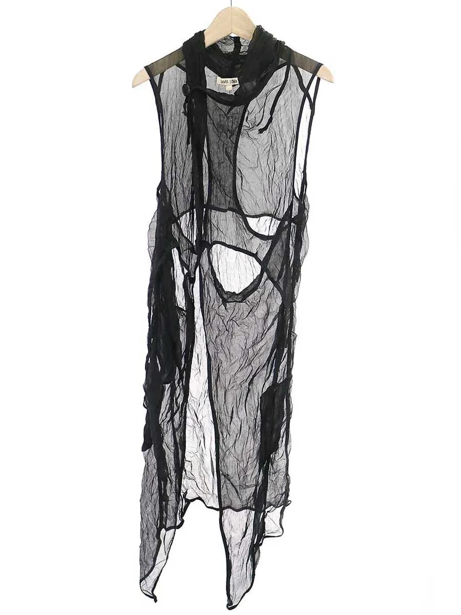 DAMIR DOMA ダミール ドーマ 09SS シルクシフォンロングベスト