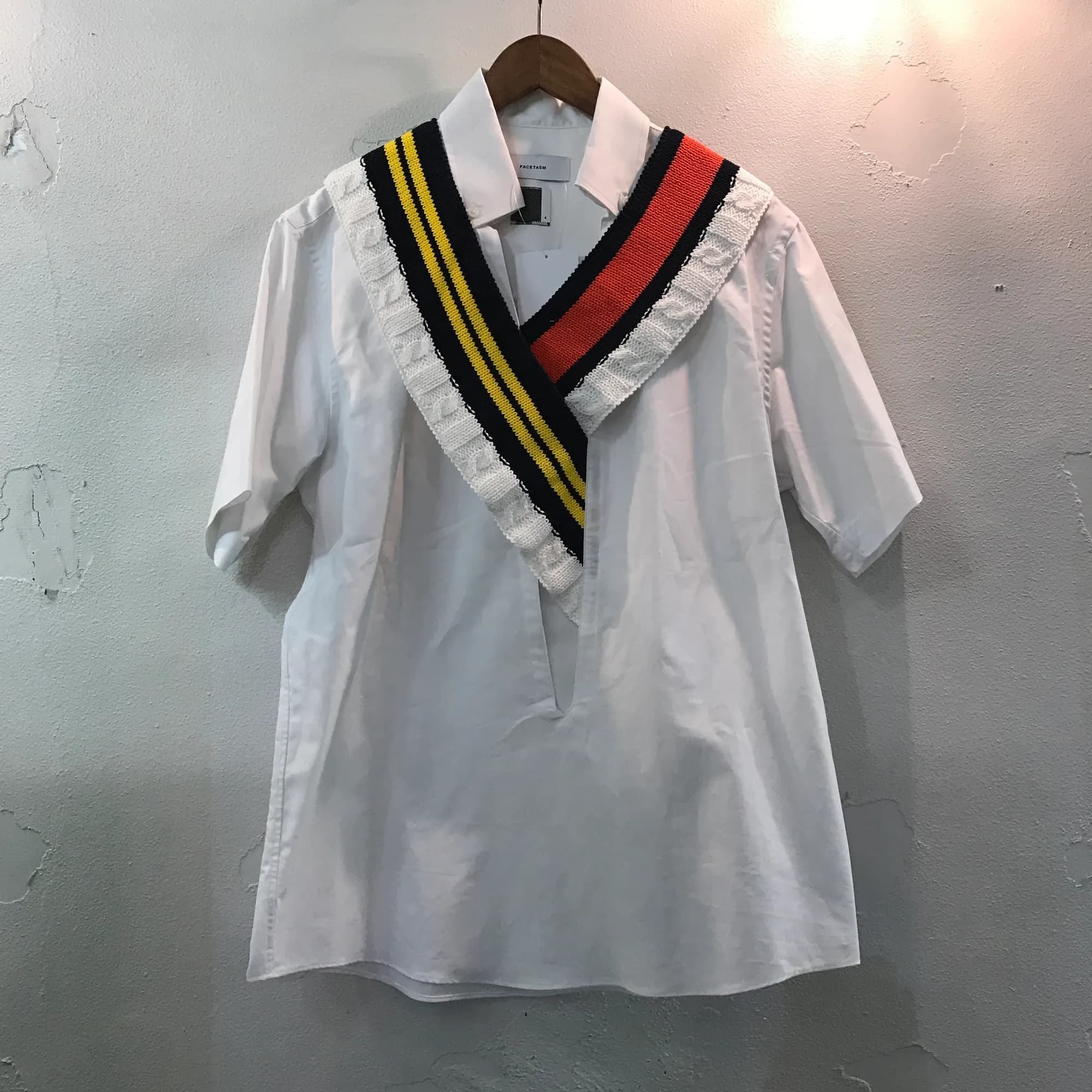 FACETASM FACETASM 17SS COLLEGE SHORT SLEEVE SHIRT
