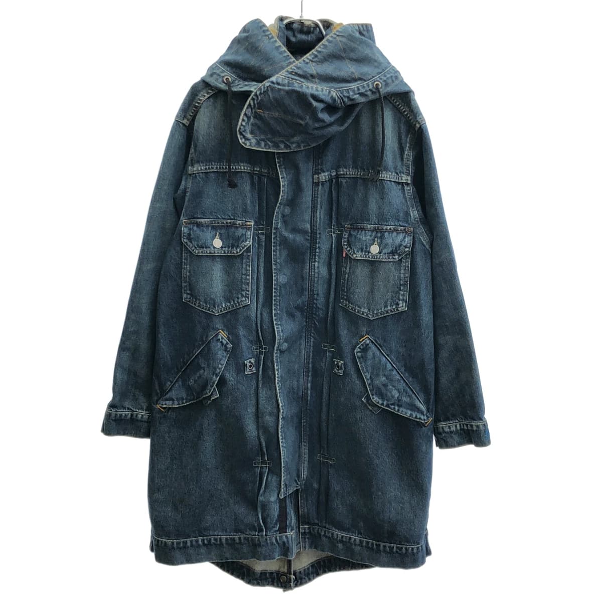 FACETASM ファセッタズム リーバイス フィッシュテイル デニムモッズ コート 4545009799