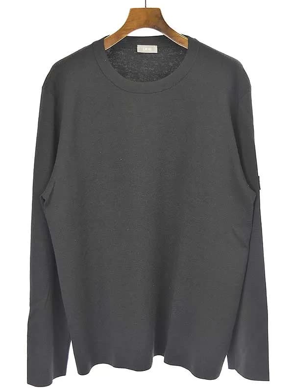 Dior HOMME ディオールオム 19AW シルク混ロゴパッチニットセーター