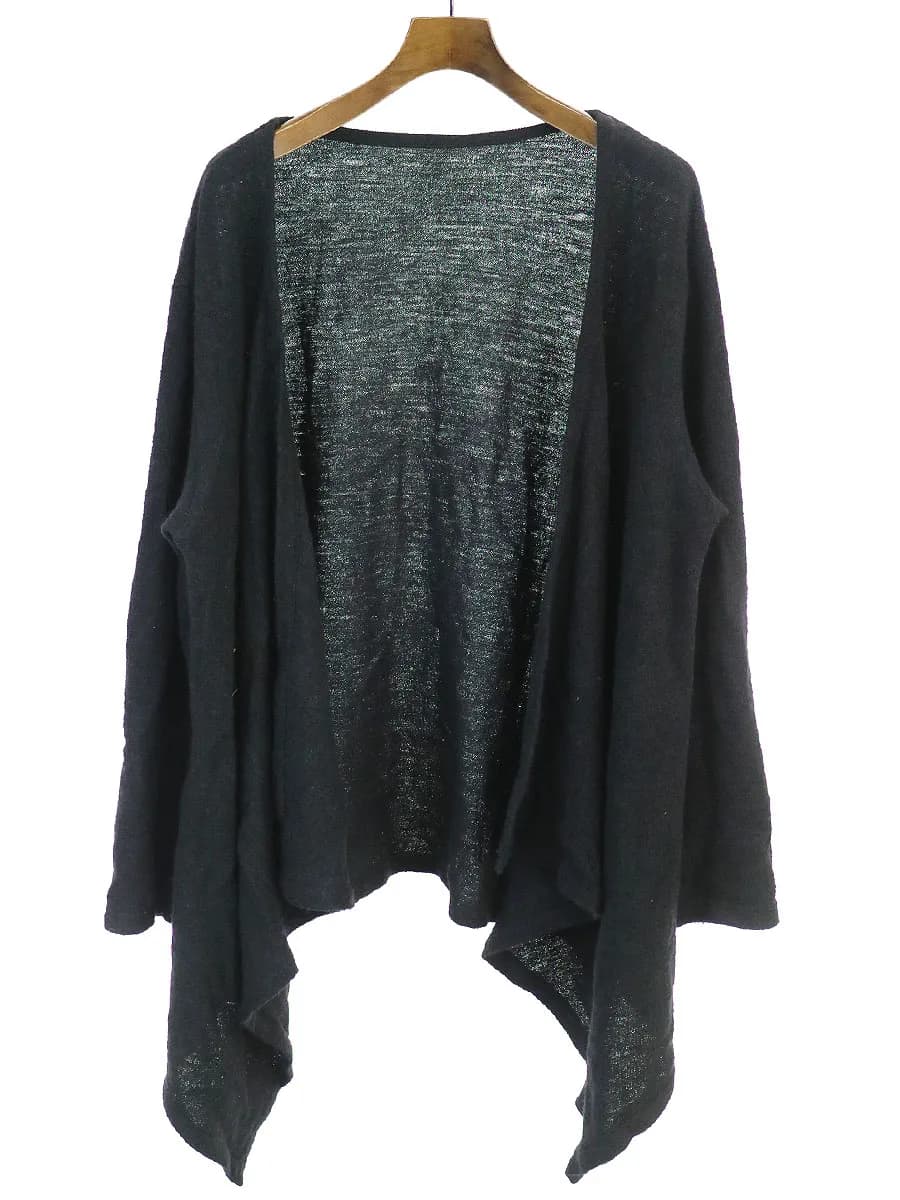 Yohji Yamamoto グラウンド ワイ 18AW ドレープカーディガン