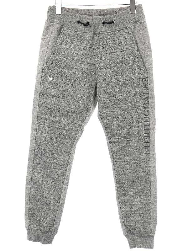 1piu1uguale3 ウノピゥウノウグァーレトレ×ロナウジーニョ Gauho CRAZY GRAY SWEAT RIB PANTS クレイジーリブスウェットパンツ