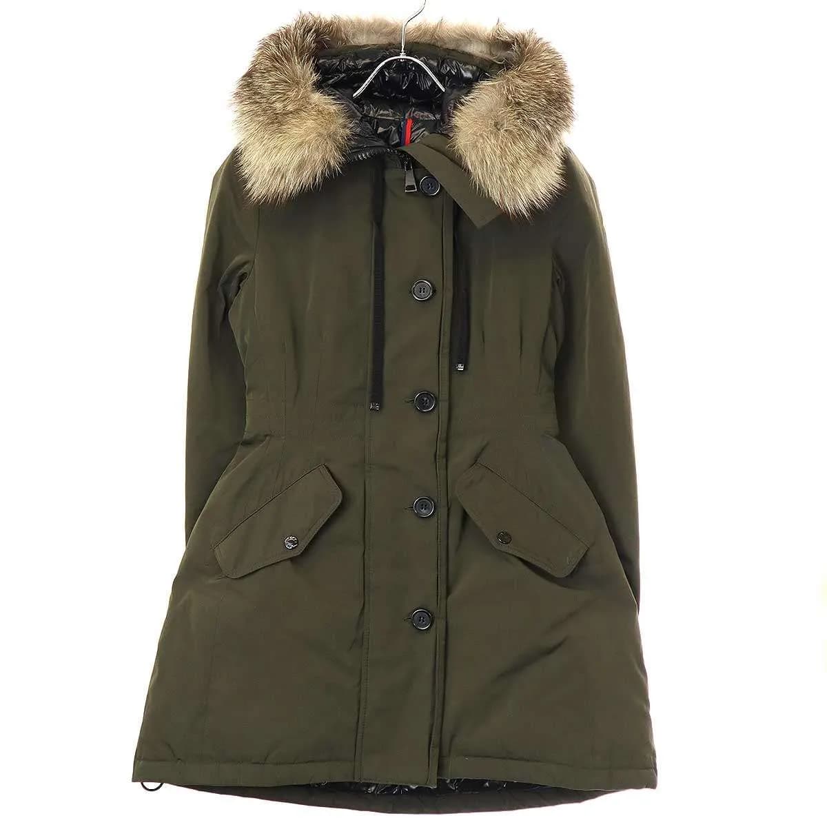 MONCLER モンクレール MONTICOLE フーデッドファー ダウンコート