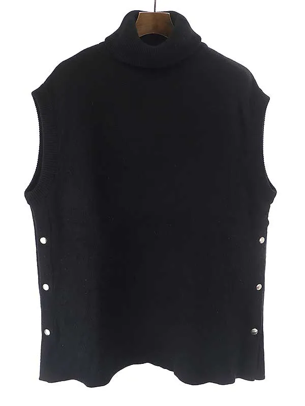 THE RERACS ザ リラクス 21AW カシミヤ混タートルネックニットベスト