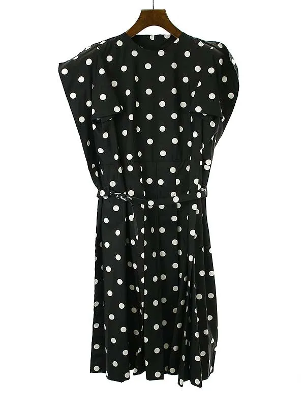 COMME des GARCONS コムデギャルソン 17SS ドット柄 ベルテッドワンピース