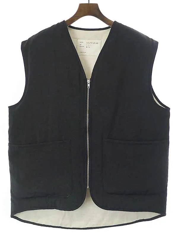 CAMIEL FORTGENS カミエルフォートヘンス 22AW ZIP VEST ジップアップベスト