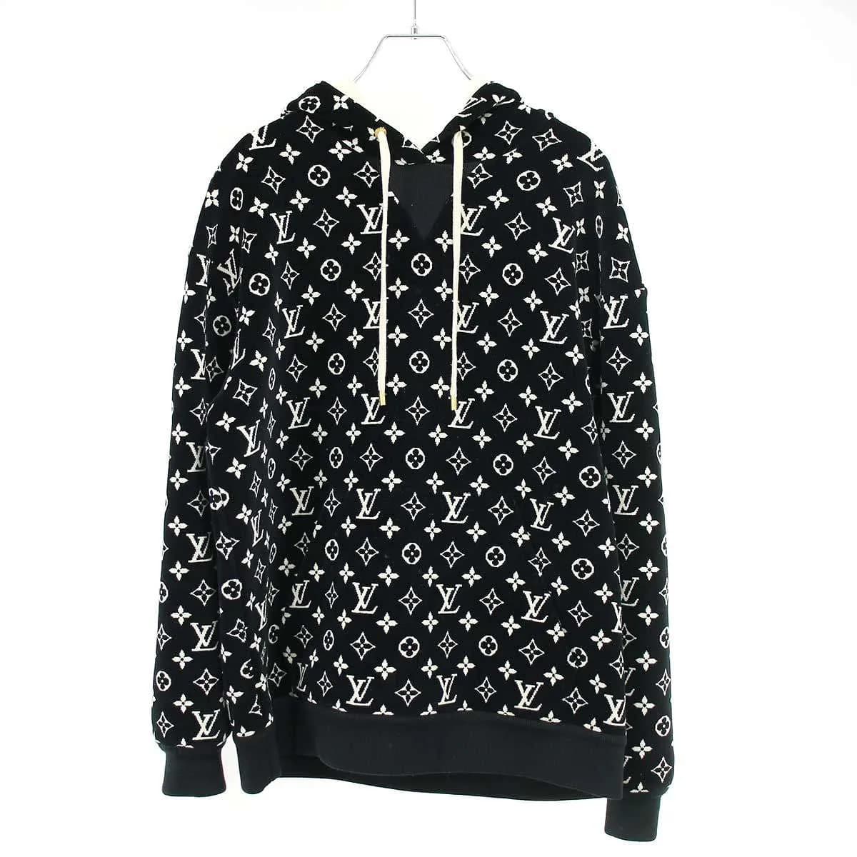 LOUIS VUITTON ルイヴィトン 23SS モノグラム タウアリング ベルベットフーディー パーカー
