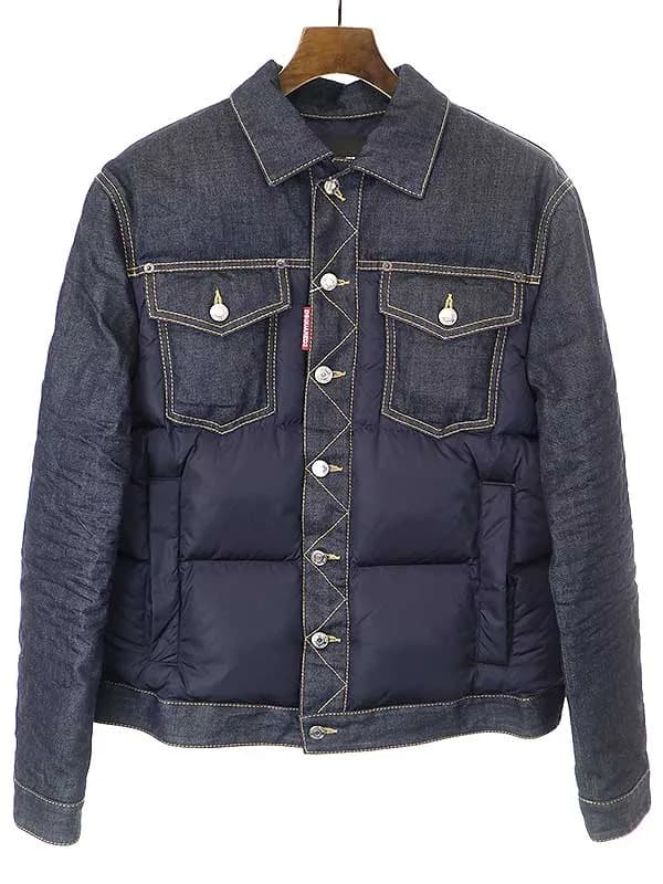 DSQUARED2 ディースクエアード 17AW ダウンコンビデニムジャケット