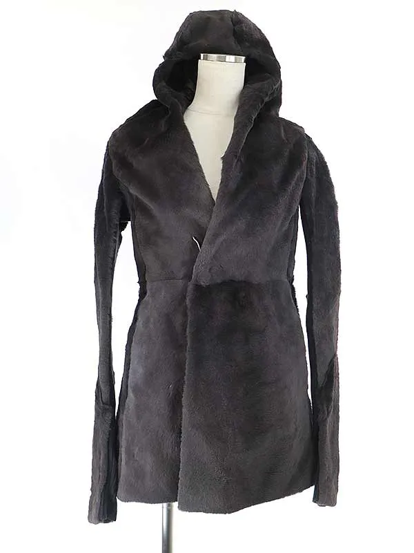 Rick Owens リックオウエンス 10AW GLEAM期 カンガルーファーフーデットジャケット
