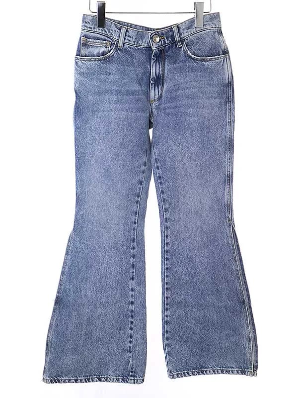 Maison Margiela メゾンマルタンマルジェラ 1 18AW サイドスリットフレアデニムパンツ
