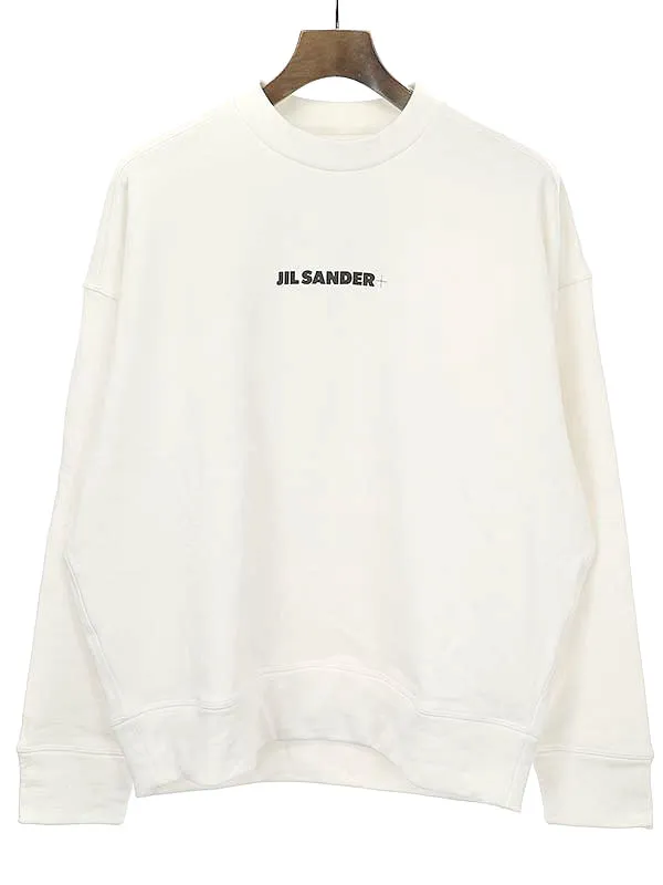 JIL SANDER ジルサンダープラス 21AW ロゴプリントクルーネックスウェットトレーナー